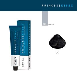 Vopsea de par ESTEL Essex 1/0 Negru, 60 ml