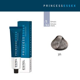Vopsea de par ESTEL Essex 7/1 Castaniu gri, 60 ml
