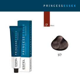 Vopsea de par ESTEL Essex 5/7 Şaten deschis maroniu, 60 ml