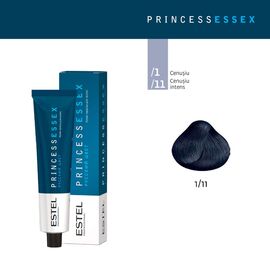 Vopsea de par ESTEL Essex 1/11 Negru-albastrui, 60 ml