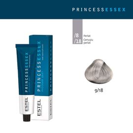 Vopsea de par ESTEL Essex 9/18 Blond gri perlat, 60 ml