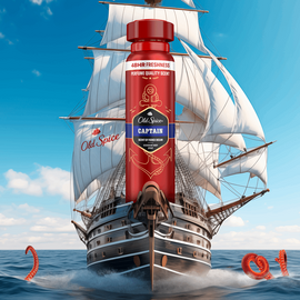 Дезодорант-спрей OLD SPICE Captain, для мужчин, 150 мл