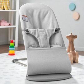 Șezlong pentru bebeluși BABYBJORN Bliss, Gri Deschis