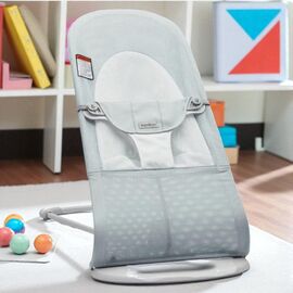 Șezlong pentru bebeluși BABYBJORN Balance Soft, Silver/White