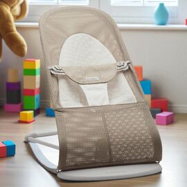 Șezlong pentru bebeluși BABYBJORN Balance Soft Grey, Beige/White