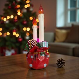Новогодний сувенир с музыкой и подсветкой, 21239