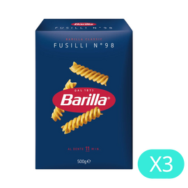 Макароны BARILLA Фузилли N98, 500 г, Набор 3 шт
