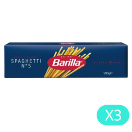 Spaghete BARILLA N5, 500 g, Set 3 buc