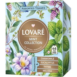 Чай LOVARE TISANES, Mint Colection, 32 пакета