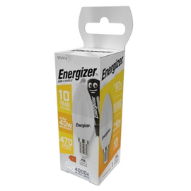 Лампа-глобус ENERGIZER, LED, E27, 4.9Вт (экв. 40Вт), 470лм, Тёплый белый свет (6500К)
