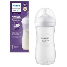 Biberon pentru hranire AVENT, din plastic, de la 3 luni, 330 ml