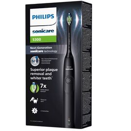 Зубная щетка электрическая PHILIPS SONICARE Серия 5300 Черная