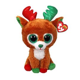 Мягкая игрушка TY Коричневый оленёнок Tinseltoes Beanie Boos, 15 см