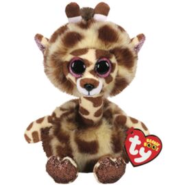 Jucărie moale TY Girafa Gertie Beanie Boos, 15 cm
