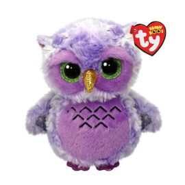 Мягкая игрушка TY Фиолетовая сова Owlivia Beanie Boos, 15 см