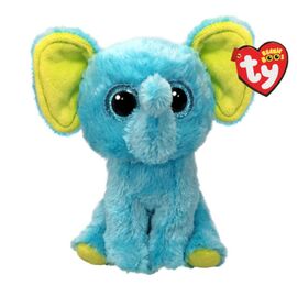 Мягкая игрушка TY Синий слон Trunkles Beanie Boos, 15 см