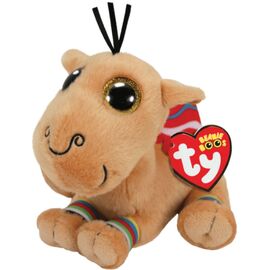 Jucărie moale TY Camila bej Jamal Beanie Boos, 15 cm