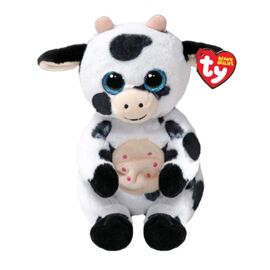 Мягкая игрушка TY Коровка Herdly Beanie Bellies, 20 см