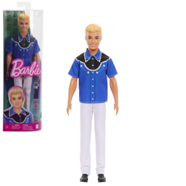 Кукла Barbie, Ken, Fashionist в рубашке с синим и черным дизайном
