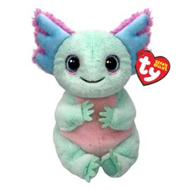 Мягкая игрушка TY Пастельный аксолотль Алекс Beanie Bellies, 20 см