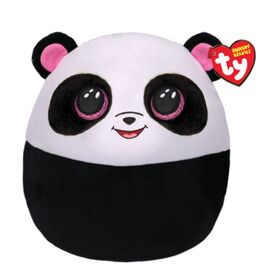 Мягкая игрушка TY Чёрно-белая панда Bamboo Squishy Beanies, 22 см