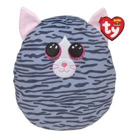 Мягкая игрушка TY Серая полосатая кошка Kiki Squish Boos, 22 см