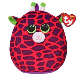 Мягкая игрушка TY Розовый жираф Gilbert Squishy Boos, 22 см