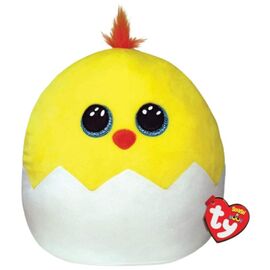 Мягкая игрушка TY Пасхальный цыпленок Popper Squishy Boos, 22 см