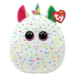 Мягкая игрушка TY Белый единорог Harmonie Squishy Boos, 22 см