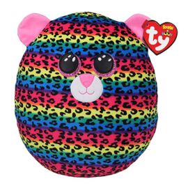 Мягкая игрушка TY Разноцветный леопард Dotty Squish Boos, 22 см