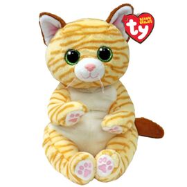 Мягкая игрушка TY Желтый котёнок Mango Beanie Bellies, 33 см