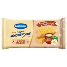 Вафли КОЛОМЕНСКИЕ, Топленое молоко, 200 гр, 1/20