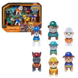 Set de 7 mini-figurine SPIN MASTER, Rubble Crew, "Patrula Cățelușilor"