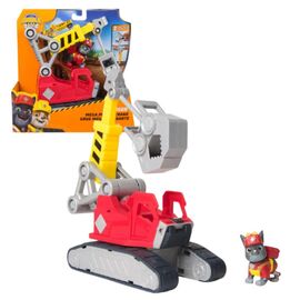 Supermacara cu figurină SPIN MASTER, Rubble Crew, "Patrula Cățelușilor"