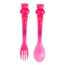 Мисочка с крышкой и столовыми приборами CANPOL 21/300