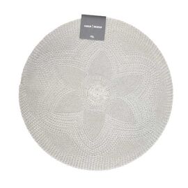 Suport farfurie CASA MASA, FLOARE, 38 cm, gri