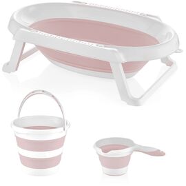 Set pentru baie BABYJEM Roz, 3 piese