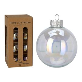 Набор шаров CHRISTMAS "Iredescent", В коробке, 16х50 мм