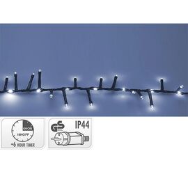 Огни новогодние "Нить-водопад" 710LED (500 белый/210 белый), 10 м, таймер