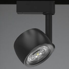Светильник GAUSS TR 053 LED Tracklight 12W, 4000K, 520lm, IP20, 55x165x90 мм, черный, 1, 20