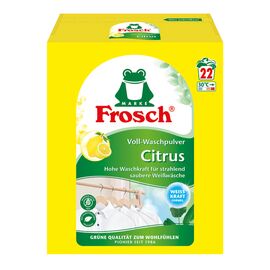 Detergent concentrat pentru rufe FROSCH Lămâie, cu înălbitor, 1450 g