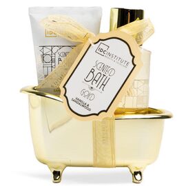 Набор IDC INSTITUTE Bath Gold Mini: гель для душа 100 мл, лосьон для тела 50 мл