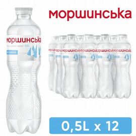 Set de apă minerală МОРШИНСЬКА, Necarbonatată, 0.5 L, 12 buc