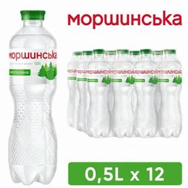 Set de apă minerală МОРШИНСЬКА, Slabo gazificata, 0.5 L, 12 buc
