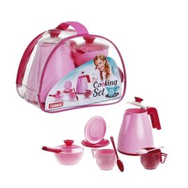 Set de veselă IUNICA, 43934, Cu geantă, 15 piese