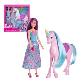 Кукла Barbie и единорог
