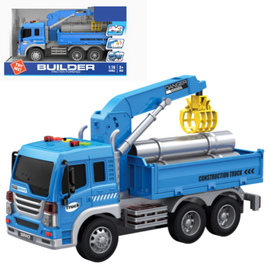 Camion inertial cu teava de apa Wenyi 1:16, lumini / sunete