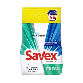 Стиральный порошок SAVEX Premium Fresh, 3.6 кг, 45 стирок