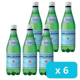 Набор Вода минеральная SAN PELLEGRINO, 0.5 Л, 6 шт