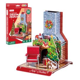 Puzzle 3D CUBICFUN Semineu de Craciun, 24 piese